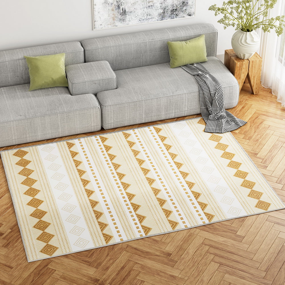 Floor Rugs 160x230cm Washable Area Mat Large Carpet Soft Short Pile Ella