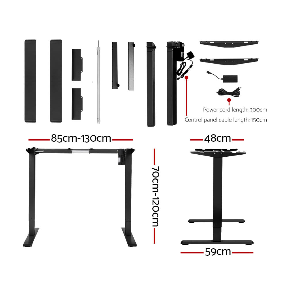 Standing Desk Motorised White 140CM