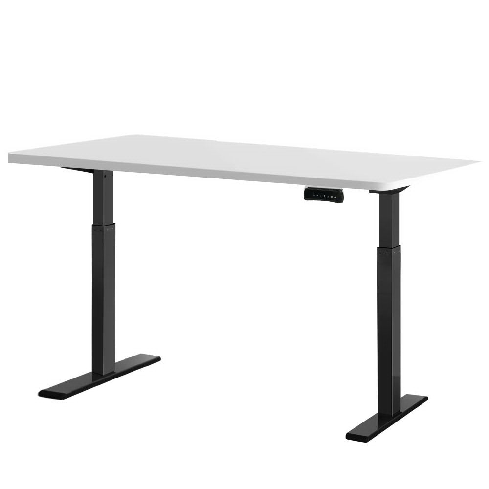 Standing Desk Motorised Dual Motor White 120CM