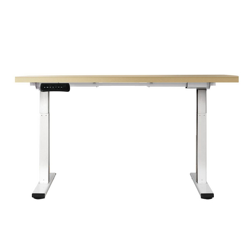 Standing Desk Motorised Dual Motor 120CM White Oak