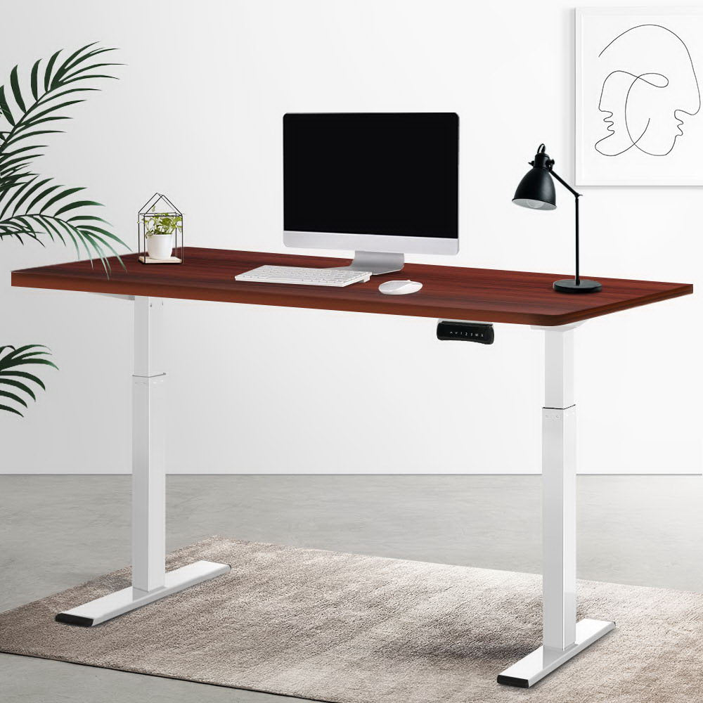 Standing Desk Motorised Dual Motor 120CM Walnut