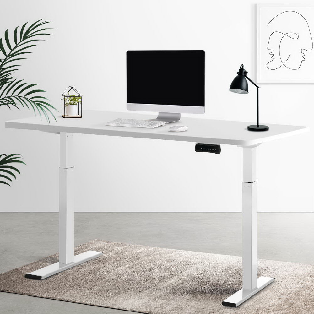 Standing Desk Motorised Dual Motor 120CM White