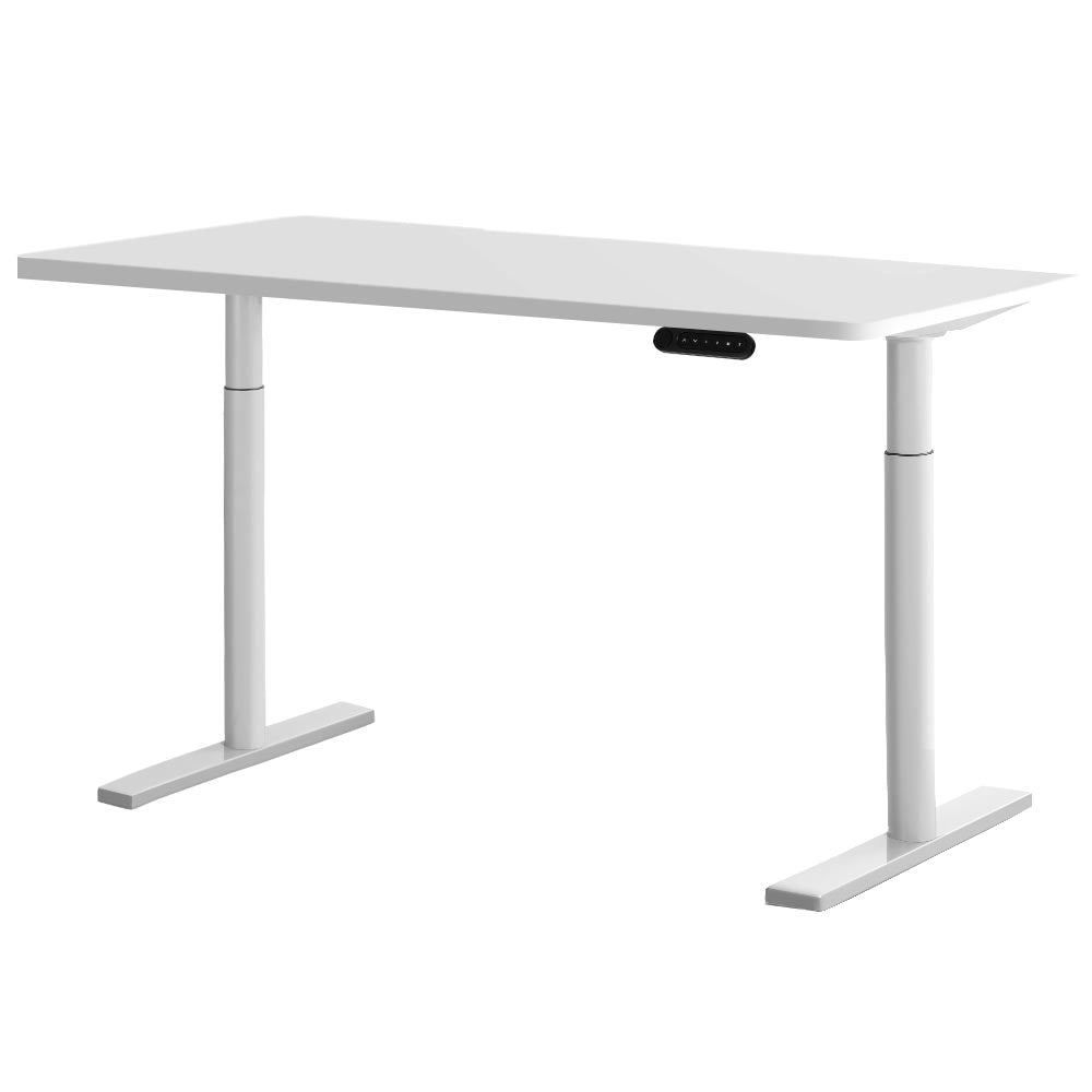 Standing Desk Motorised Electric Dual Motor 140CM White