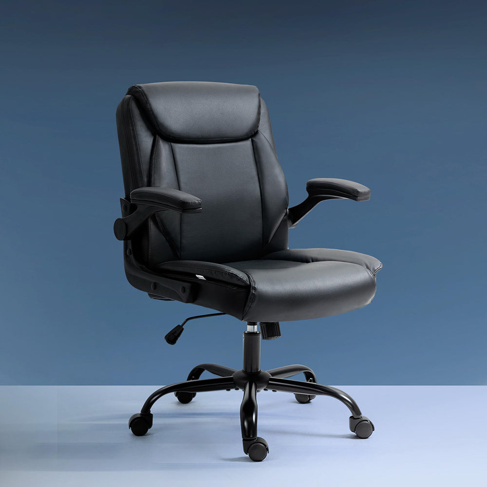 Executive Office Chair Mid Back Black